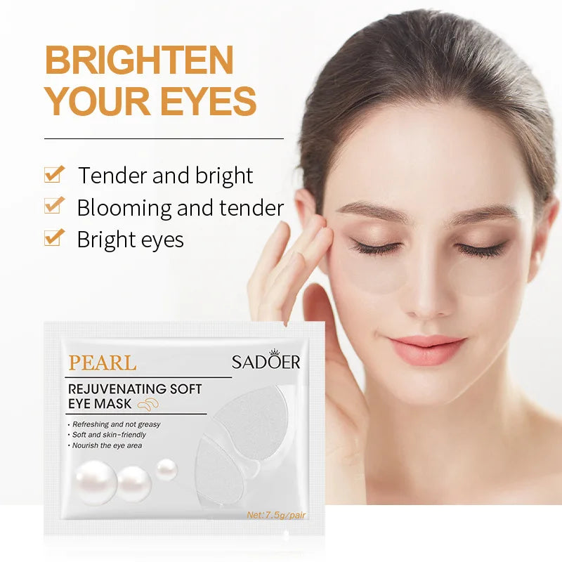 5/10/20 Pairs SADOER Crystal Collagen Eye Mask Anti Dark Circles Removal Eyes Bag Moisturizing Eye Patches Beauty Eyes Skin Care Tri Light Beauty