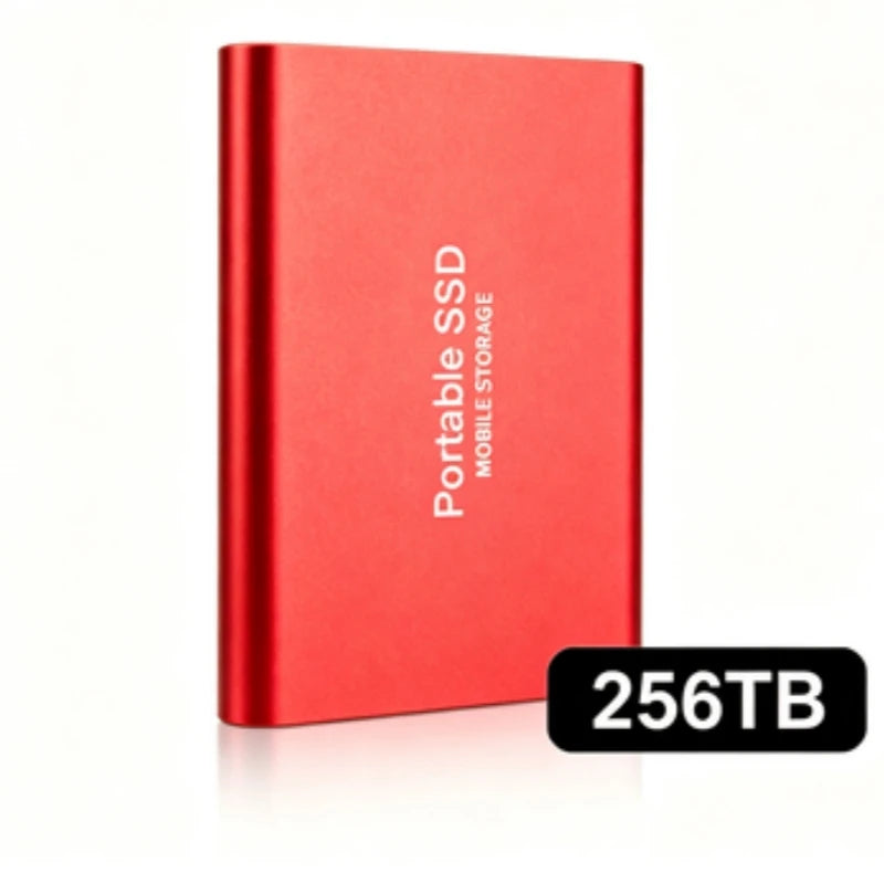 Portable External SSD, 1TB-16TB Large Capacity USB3.1 High Speed Solid State Drive, Lightweight Storage for Laptop, Desktop, Mac Pi-Mart