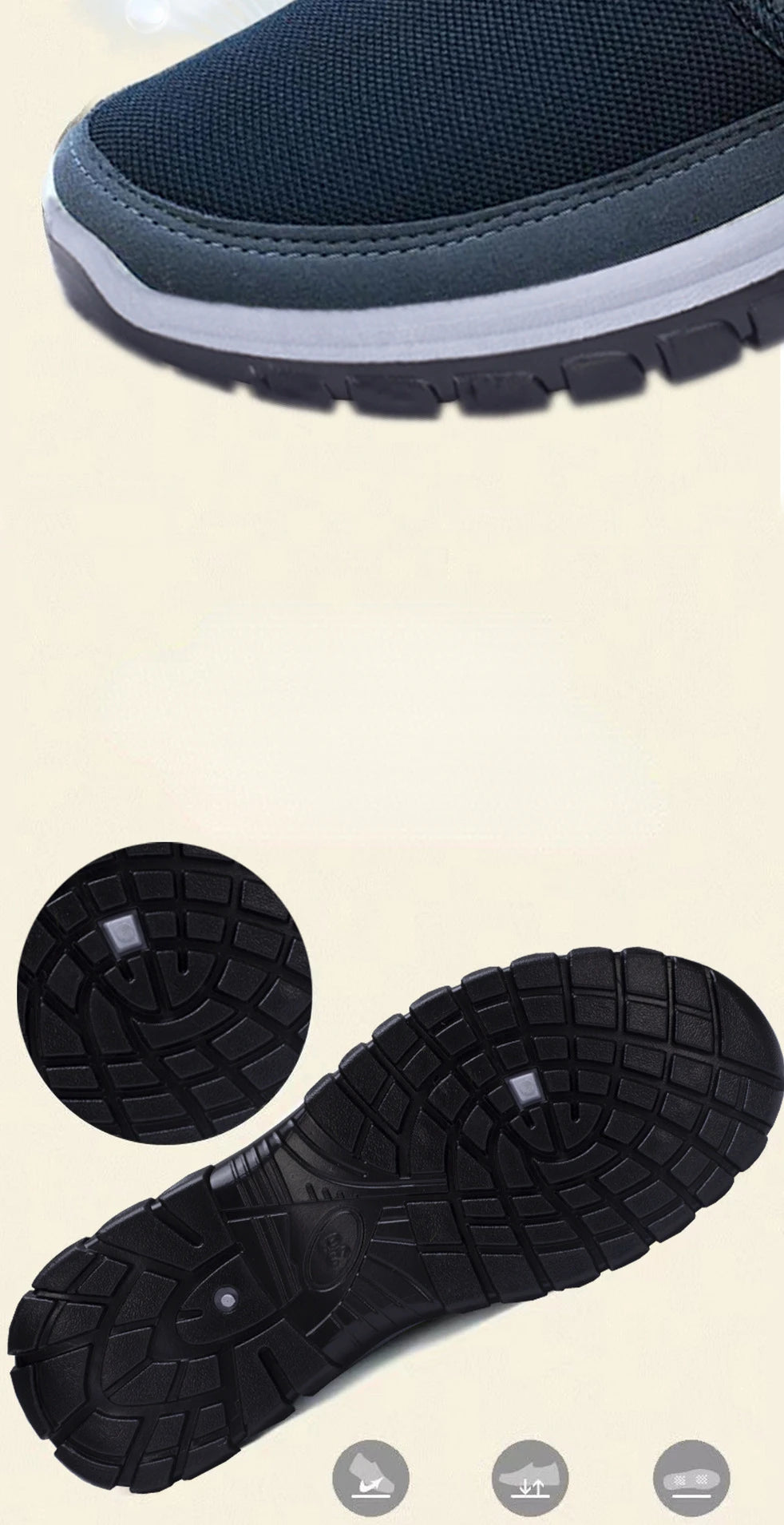2026 Men Casual Shoes Breathable Soft Bottom Sneakers Men Non-Slip Walking Shoes Comfortable Slip-On Men Loafers Tenis Masculino Pi-Mart