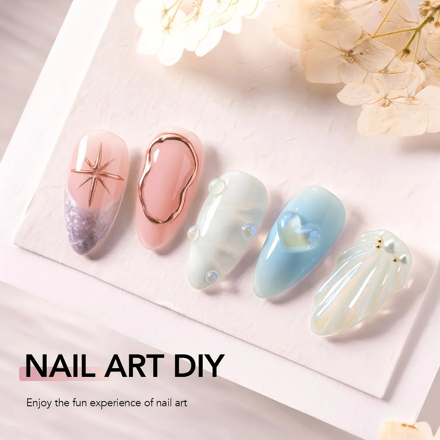 3D Gel - Nail Art Modeling Gel, Suitable for Nail Design Autumn And Winter DIY Nail Art for Painting, Molding, Sculpting Tri Light Beauty