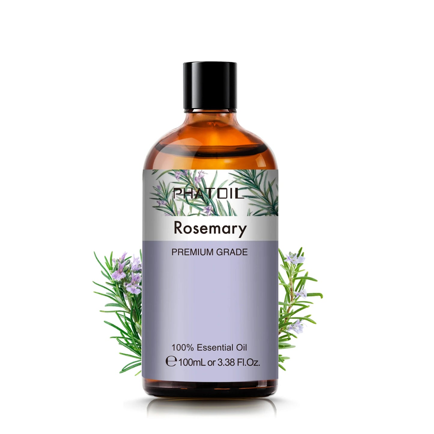 100ML Pure Natural Essential Oils Diffuser for Skin Care Rose Orange Lemon Lavender Rose Geranium Chamomile Avocado Aroma Oil Pi-Mart