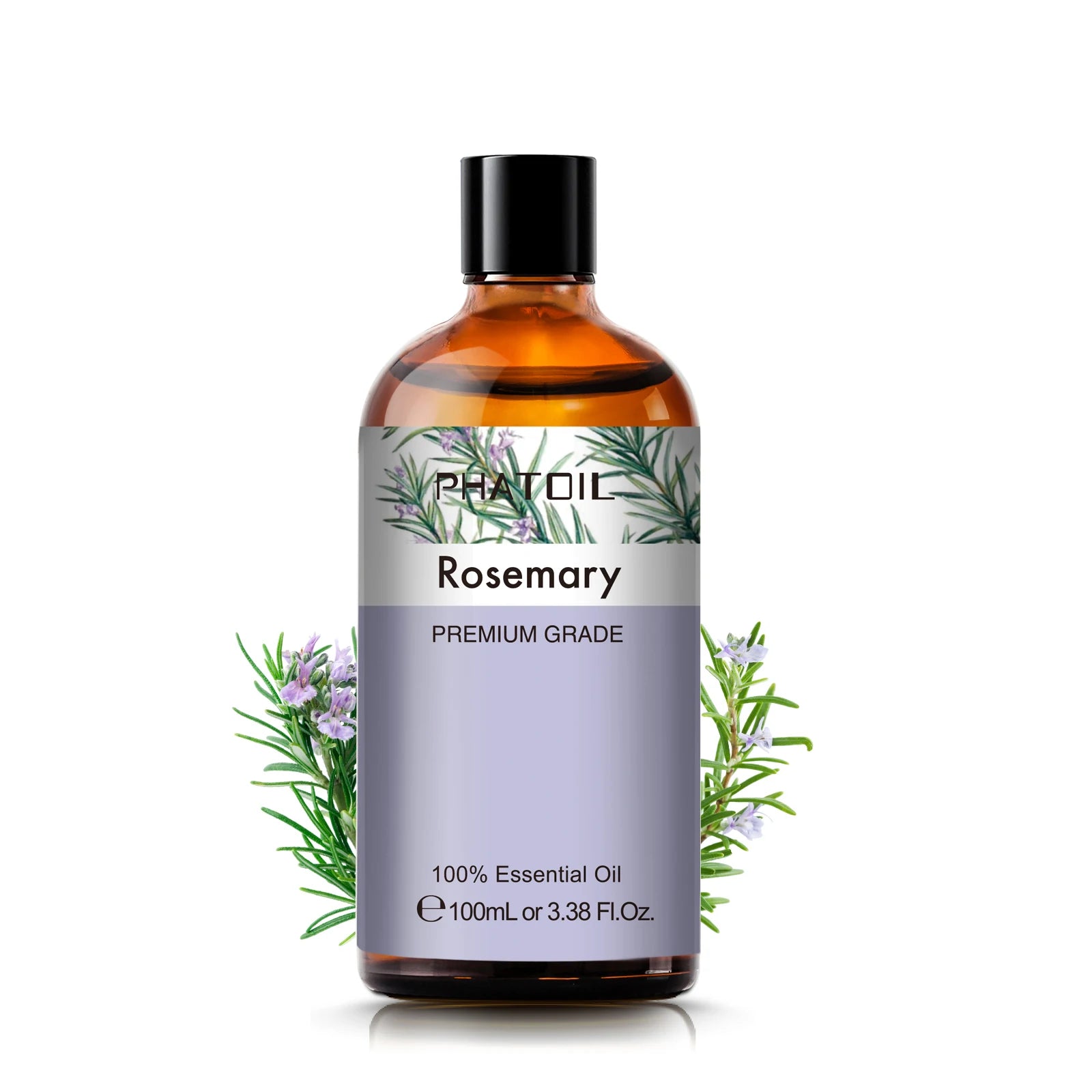 100ML Pure Natural Essential Oils Diffuser for Skin Care Rose Orange Lemon Lavender Rose Geranium Chamomile Avocado Aroma Oil Pi-Mart