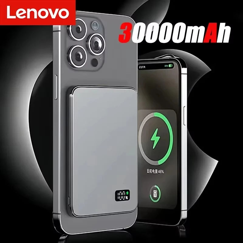 Lenovo Magnetic Wireless Power Bank PD22.5W Fast Charging Magsafe External Battery 500000mAh For iPhone Xiaomi Pi-Mart