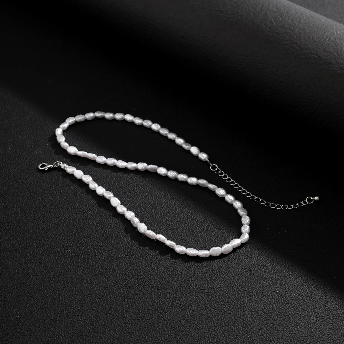 New Fashion Simple Faux Pearl Choker Necklace for Women Vintage Elegant Beaded Temperament Necklace Wedding Party Jewelry Gifts Pi-Mart