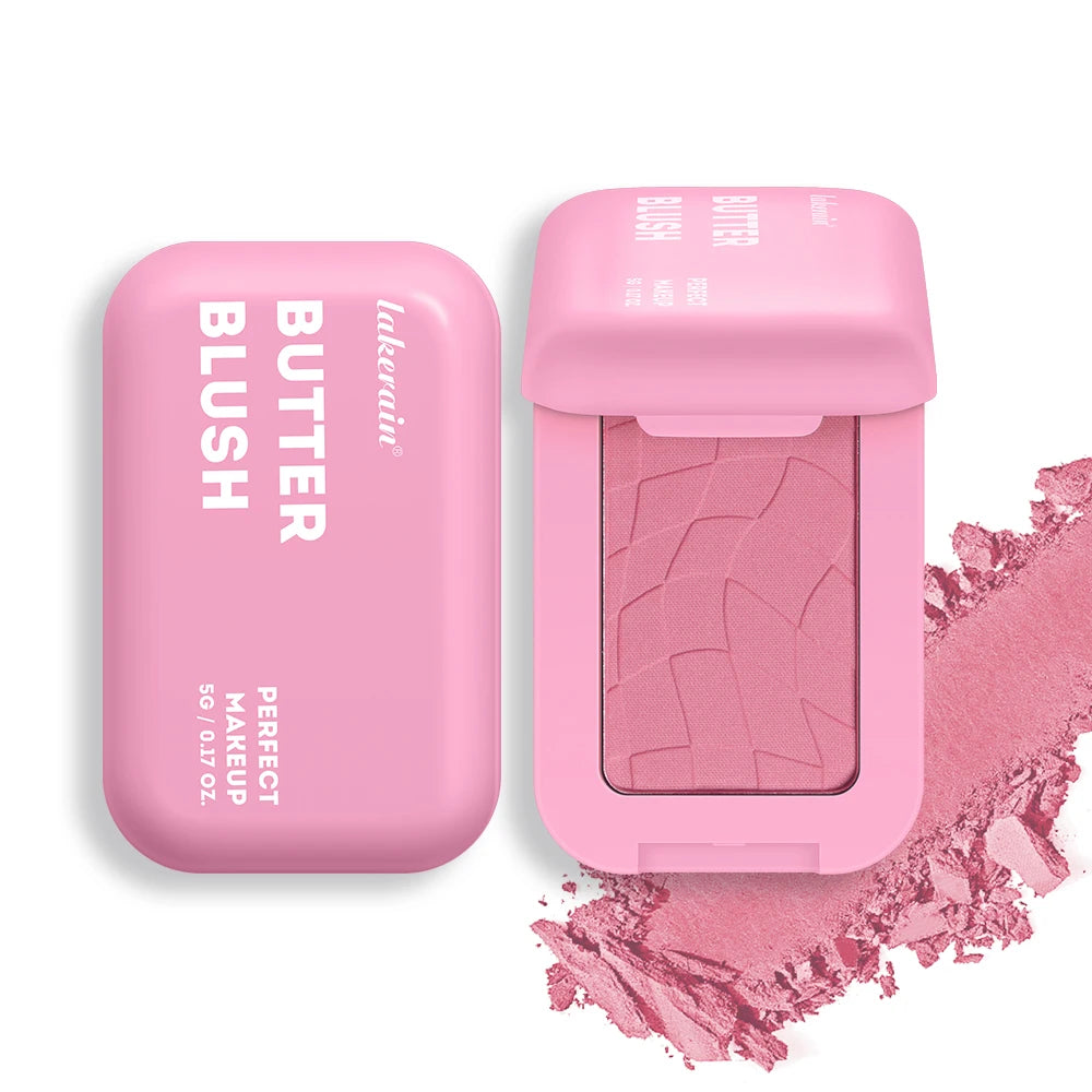 Professional Makeup Powder Blush 12HR Wear Vegan Formula Blusher Makeup Blush in Bar Cosmetics Palette Powder Pink Cream Face Pi-Mart