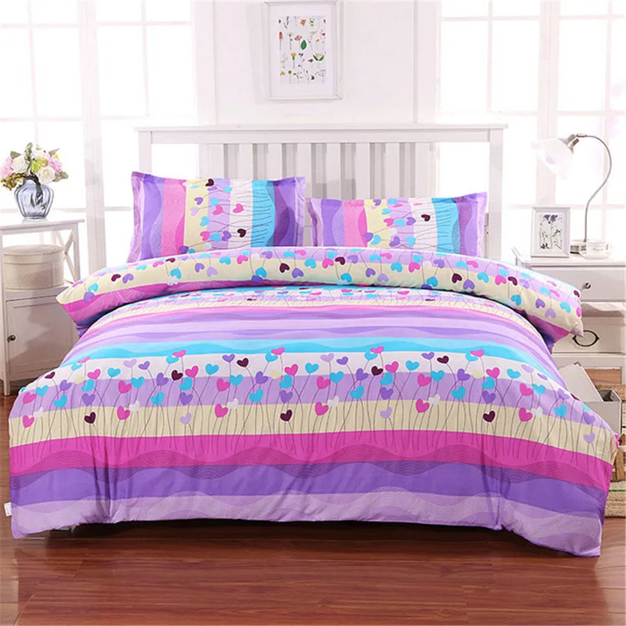 Multi-size Sheet Duvet Cover Pillowcase  Home Textile Bedding Single Piece Bedding Single Person Double Quilt Cover Pi-Mart