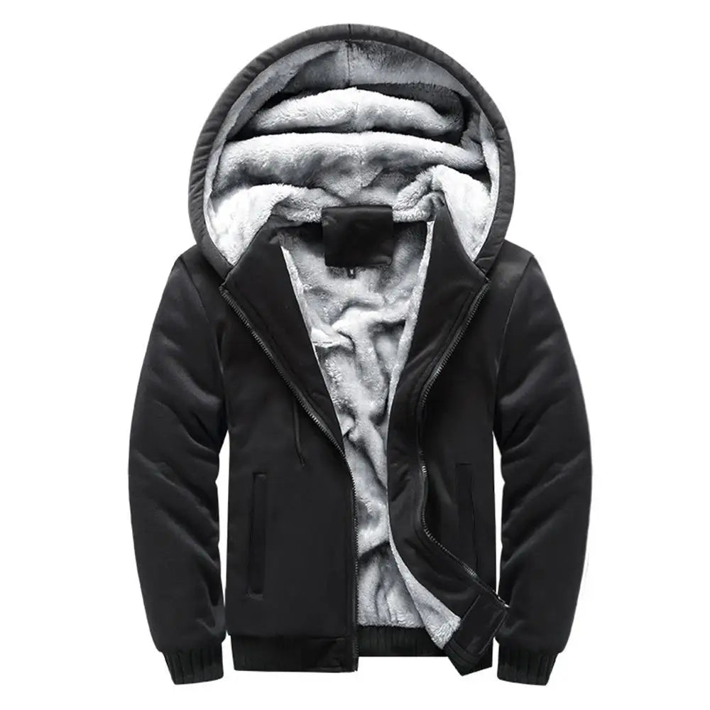 Men's Jacket Camouflage Thicken Winter Jackets for Men Fleece Long Sleeve Coat Man Casual Hoodies Streetwear Men's Coats Pi-Mart