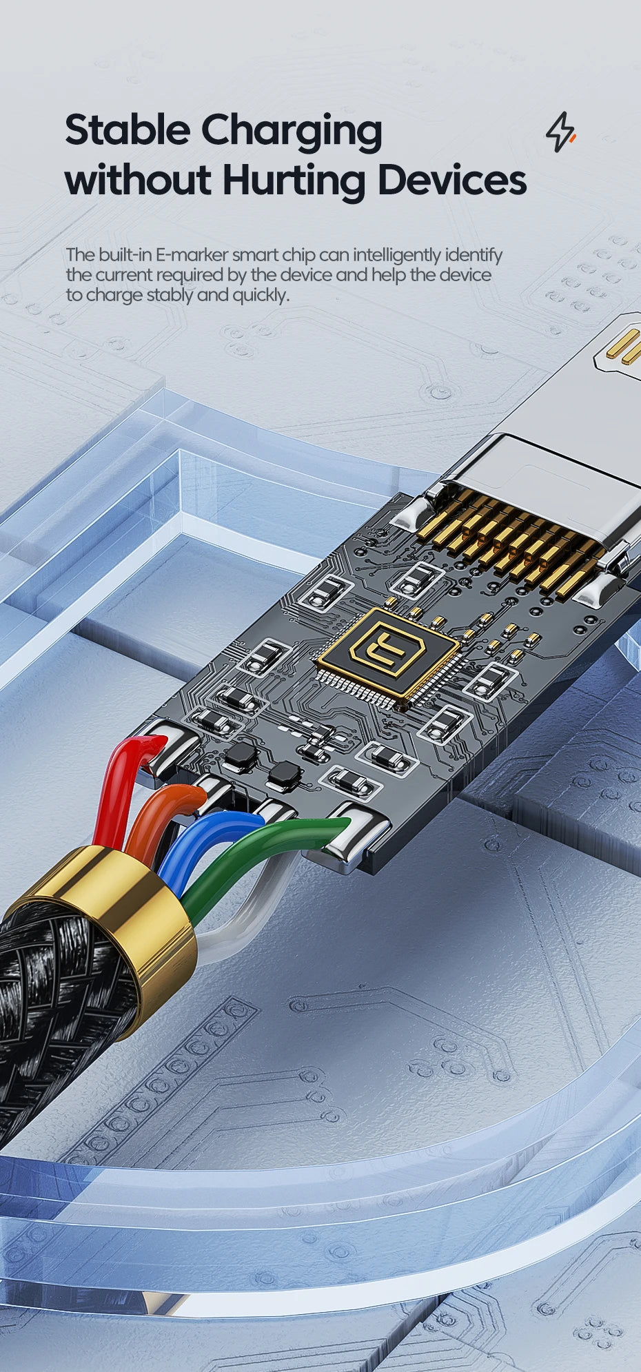 Toocki USB Cable For iPhone 14 13 12 Pro Max X XS XR 8 7 Plus iPad Fast Charging Charger Aluminum iP Cable For iPhone Data Cord Pi-Mart