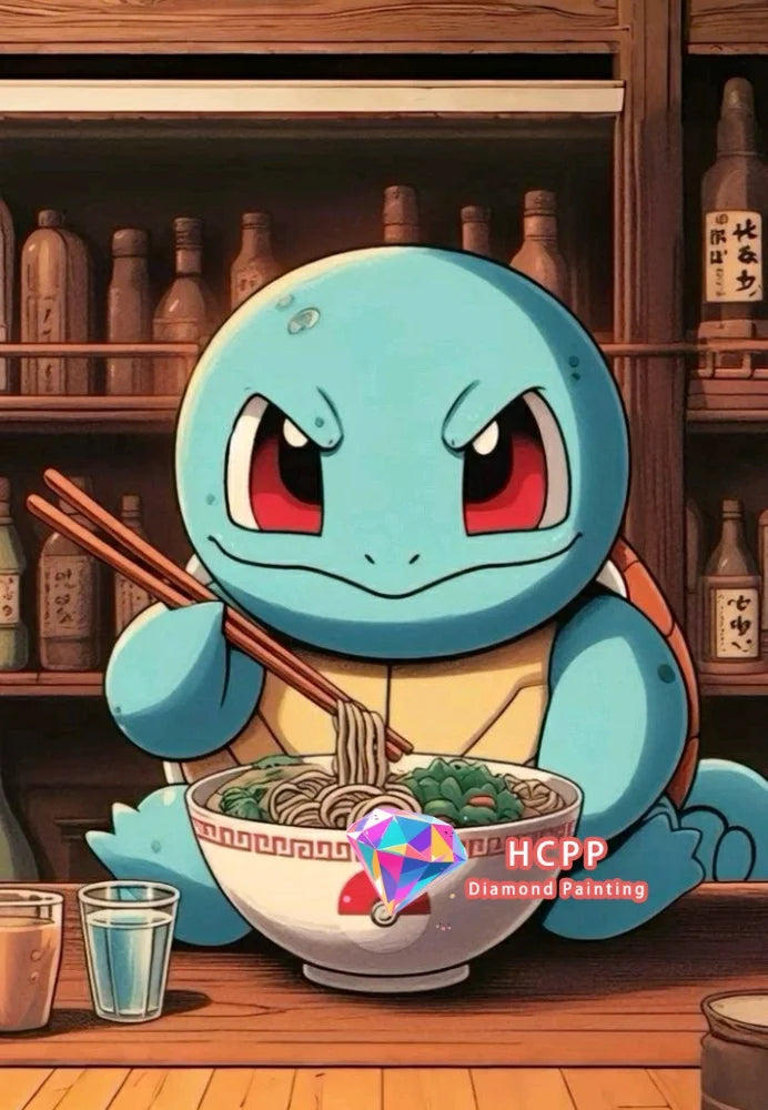 Pikachu Bulbasaur Squirtle Anime Diamond Painting Kit Square Round Diamond 5D DIY Mosaic Handmade Art Exquisite Gift Home Decor Pi-Mart