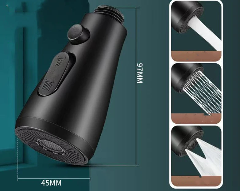 Faucet Filter Functions Kitchen Sink Shower Spray Sink Filter Tap Pull-Out Nozzle Bathroom Toilet Faucet Head Kitchen Faucet Pi-Mart