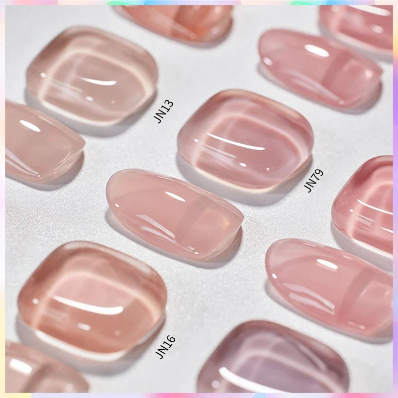 BORN PRETTY 83 Colors 10ml Jelly Nude Gel Nail Polish Autumn Amber Semi Transparent Manicure Soak off UV LED Nails Gel Varnish Tri Light Beauty