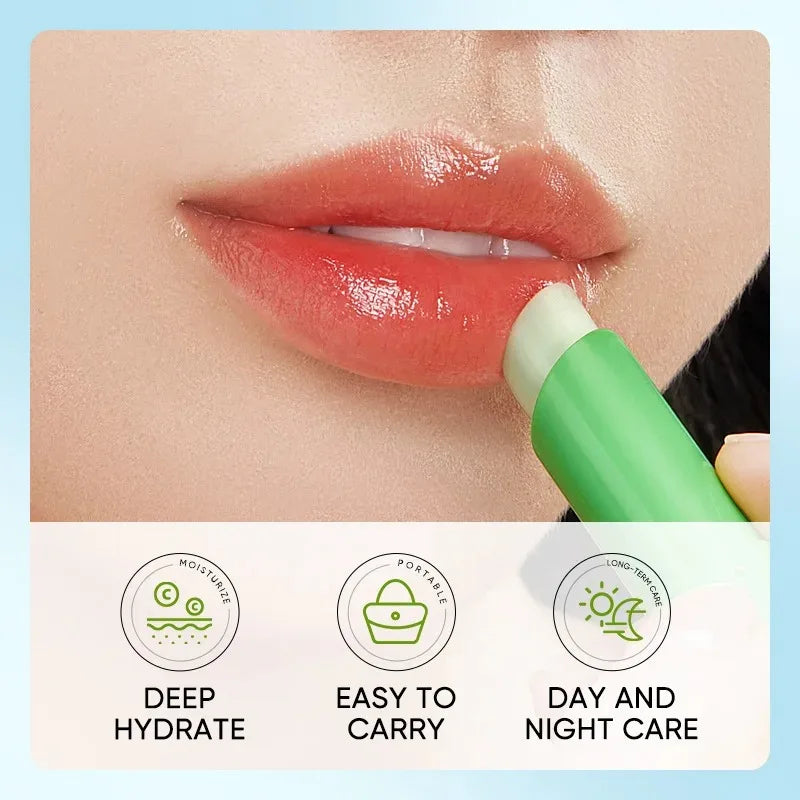 Lip Aloe Balm Nourishing, Refreshing, Hydrating and Moisturizing Preventing Cracking and Repairing Lips Gentle Non Irritating Pi-Mart