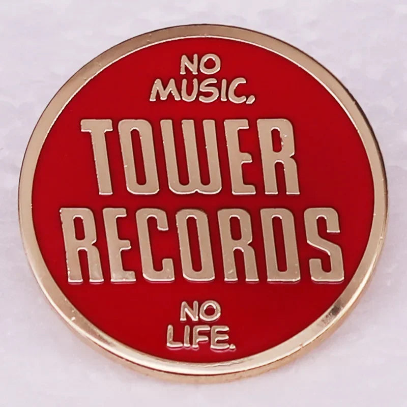 Popular Music Rock Album Enamel Pin Band Punk Brooch Music Lovers Metal Badge Fashion Jewelry Accessories Gifts Pi-Mart