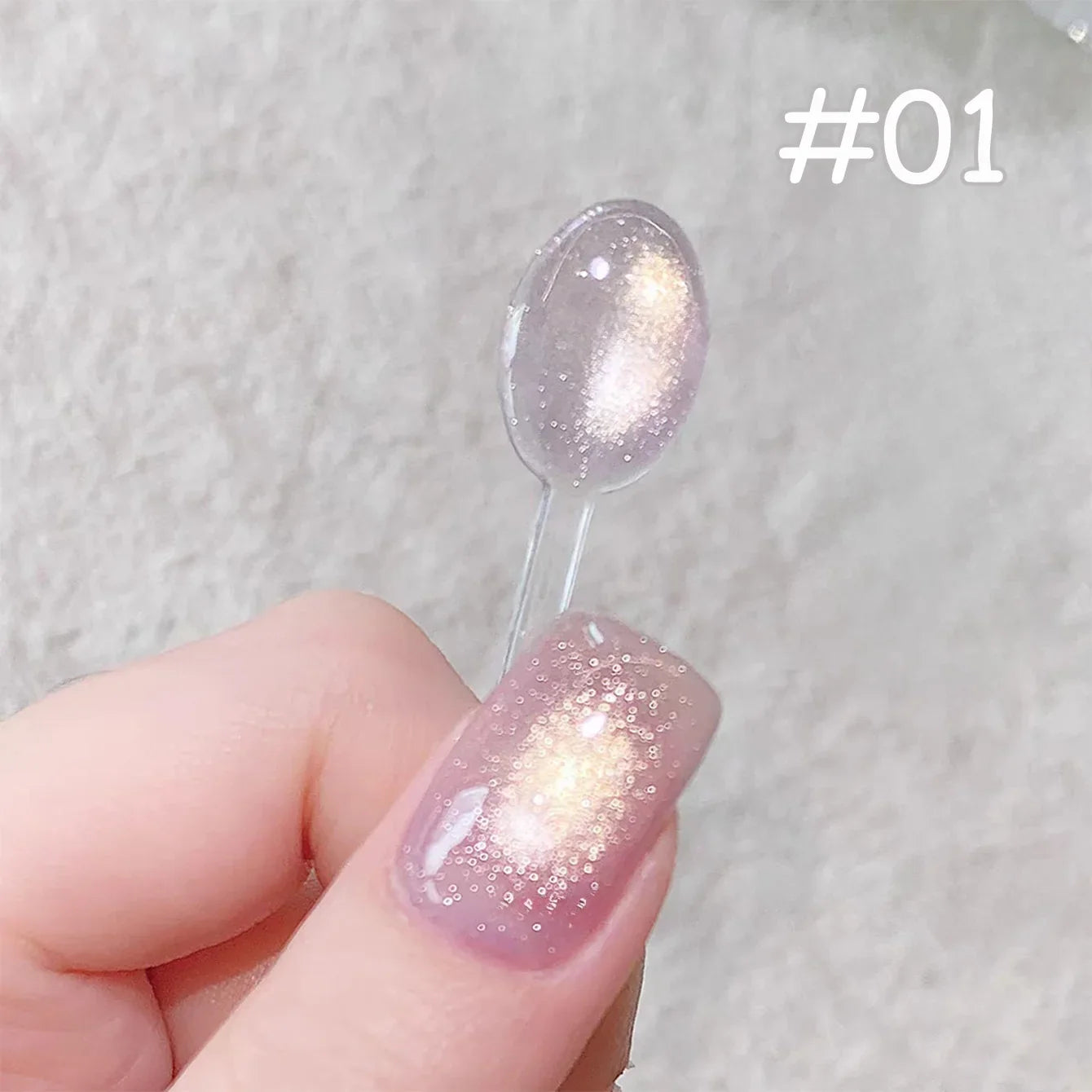 SHAKA 1-16pcs Flash Pure Lust Golden Light Heroine Cat Eye Gel Nail Polish Whitening Ice Transparent Autumn High-end Nail Art Tri Light Beauty