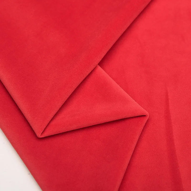 Velvet Fabric Thicken Dutch Velvet Short Plush for Upholstery Cushion Sofa Table Runners by Half Meter Pi-Mart