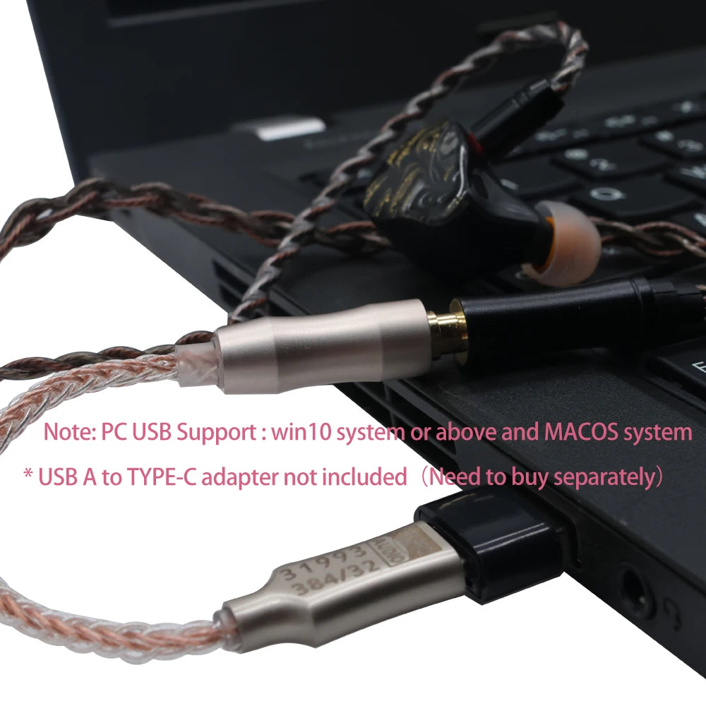 GraveAudio DA06 CX31993 HiFi USB DAC Type C To 3.5mm Headphone Amplifier Audio Decoder IEM AMP Mobile Phone Adapter Pi-Mart