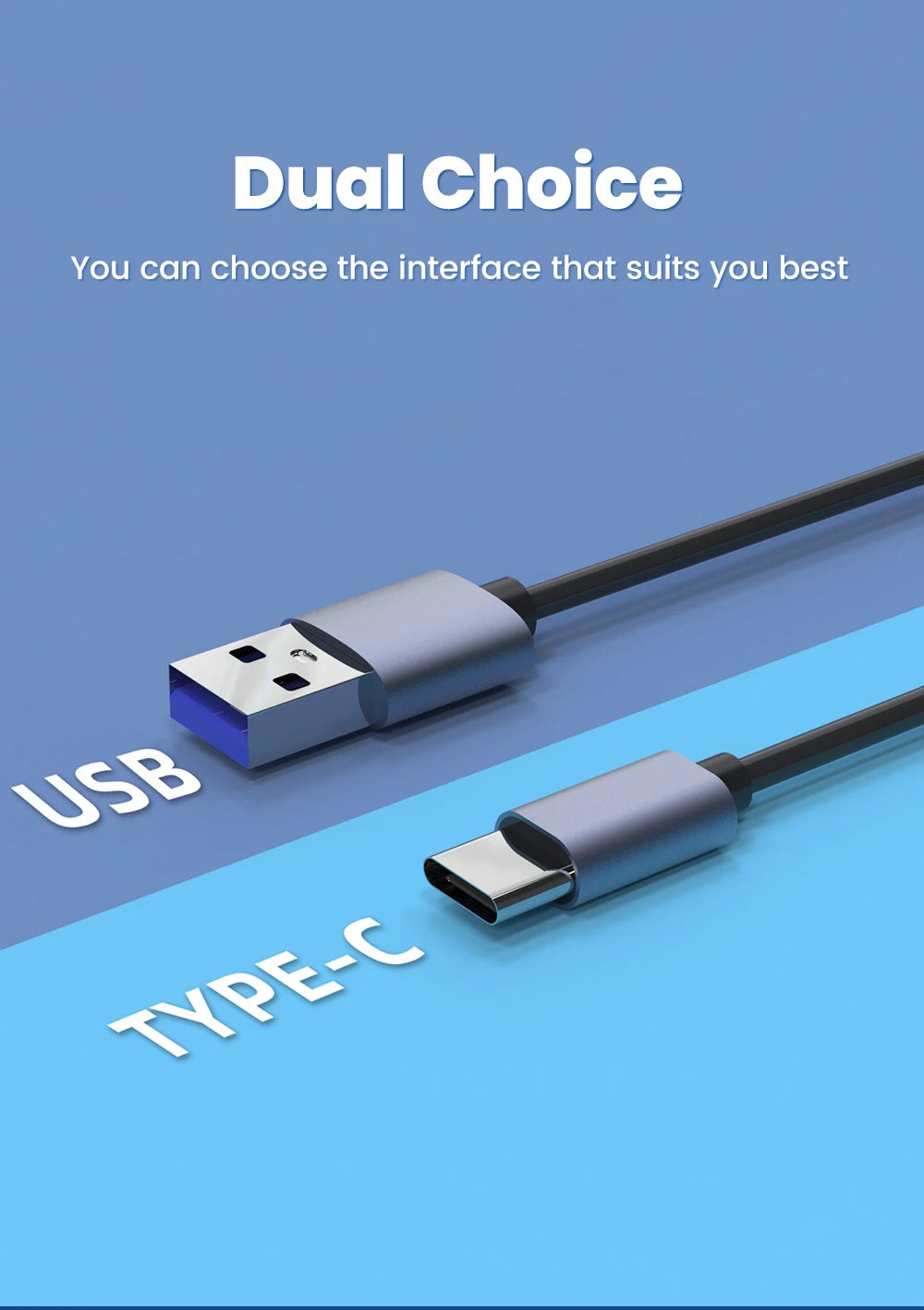 Elough 6 in 1 Card Reader SD TF XD CF M2 Memory Card Readers USB Adapter Type C High Speed Data Transfer Cardreader For Laptop Pi-Mart