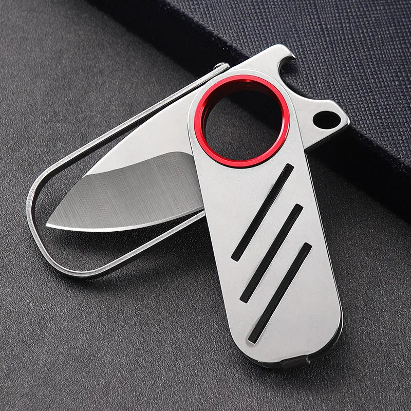 Mini Portable Stainless Steel Outdoor EDC Tool Key Chain Pendant Is the Perfect Tool for Opening Packages and Daily Use Pi-Mart