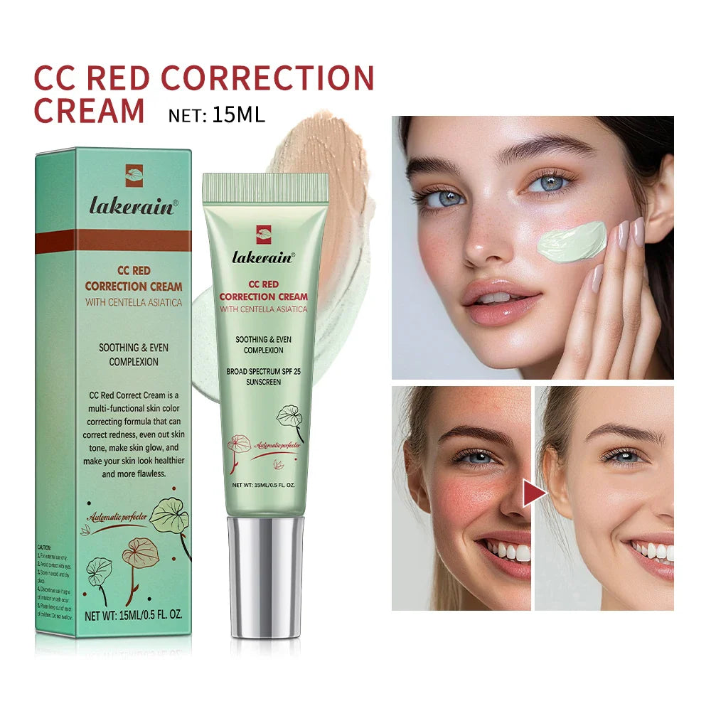 CC Cream Color Changing Liquid Foundation Centella Korean High Coverage Foundation Foundation Cream for Face Base Makeup LadyShow.Store
