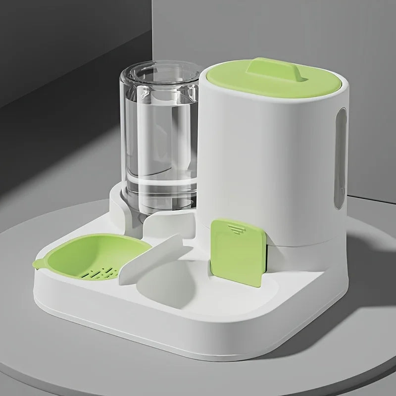 Automatic Gravity Cat Water Dispenser Feeder Spill-Proof Large Capacity One-Piece Design Pet Supplies Pi-Mart