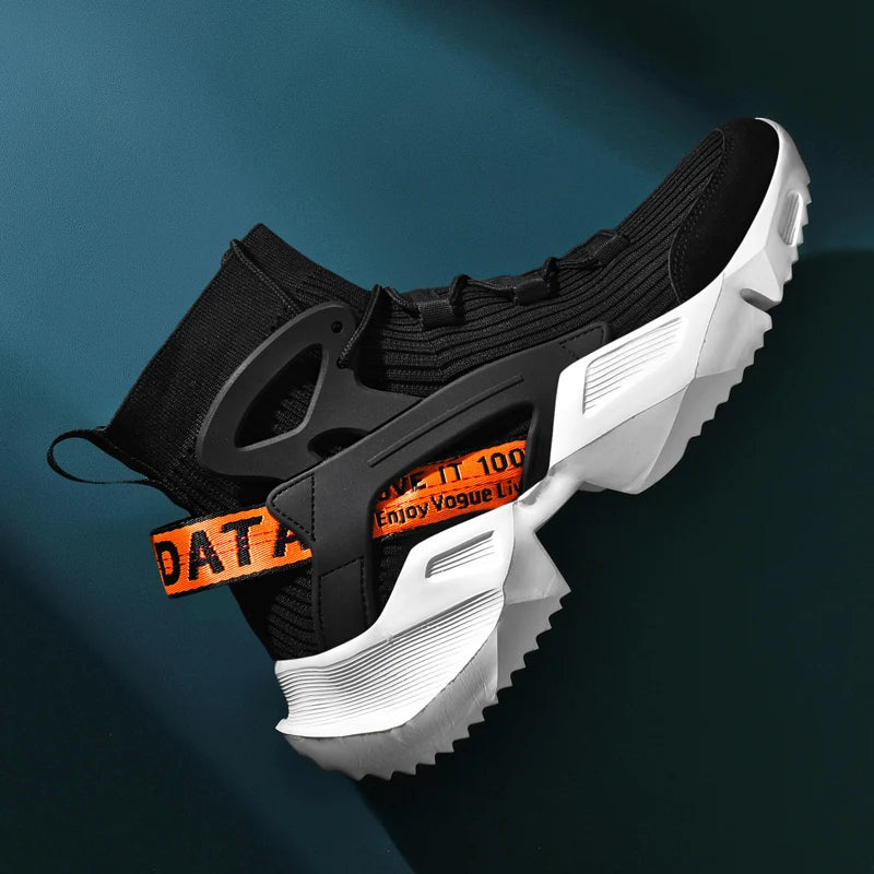 Men's Casual Sneakers Breathable Luxury Trainer Race Shoes Fashion Loafers Running Shoes for Male Pi-Mart