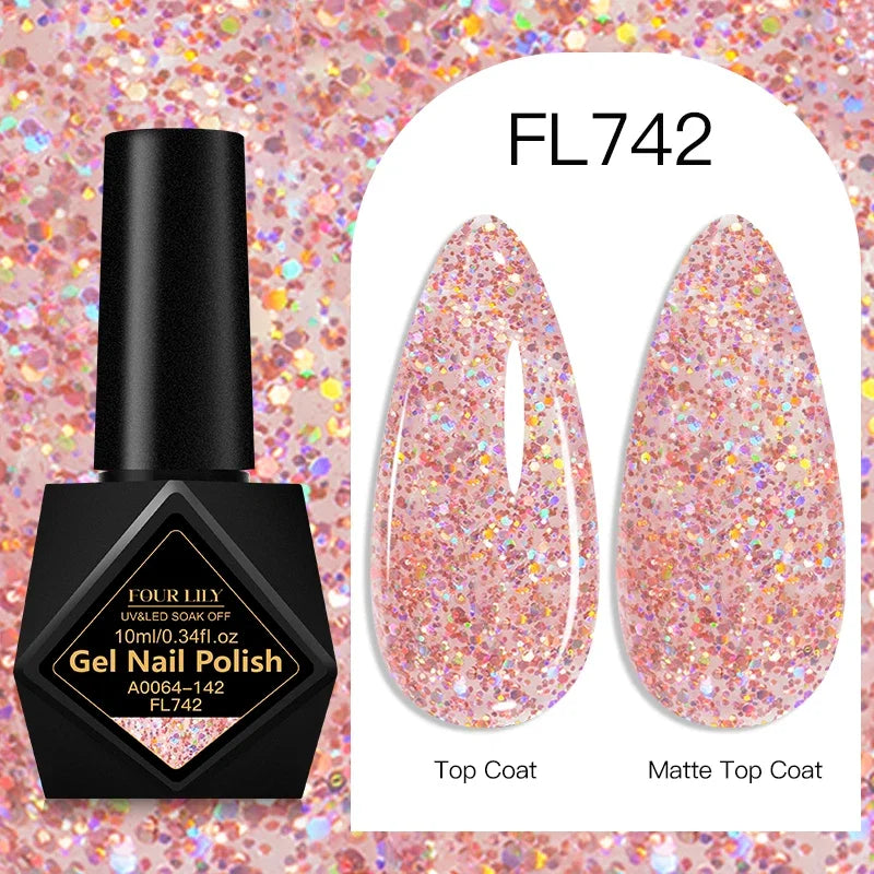 10ml Gel Nail Polish 162 Colors Nail Supplies Vernis Semi Permanent Nail Art Manicure Soak Off LED UV Gel Nail Varnishes Summer Tri Light Beauty