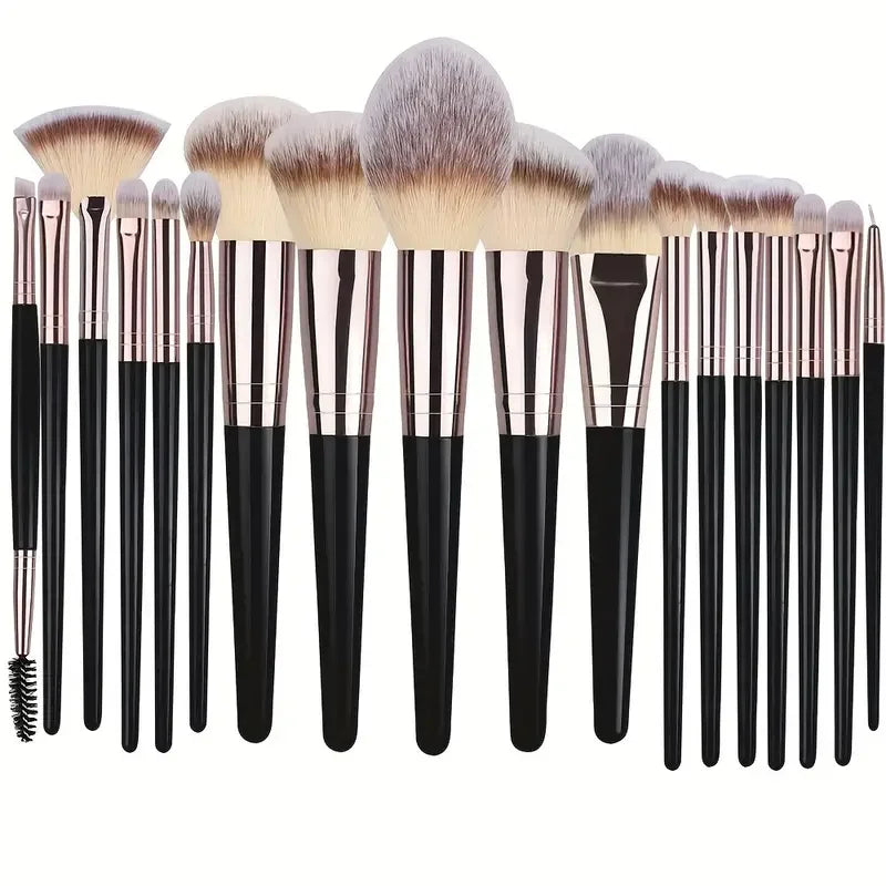 Professional 3/20PCS Makeup Brushes Set Soft Fluffy Eyeshadow Foundation Concealer Blending Blush Brush Kabuki Women Beauty Tool Tri Light Beauty