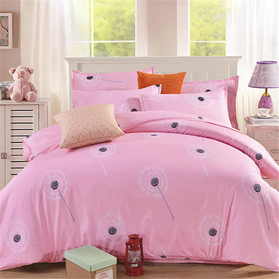 Multi-size Sheet Duvet Cover Pillowcase  Home Textile Bedding Single Piece Bedding Single Person Double Quilt Cover Pi-Mart