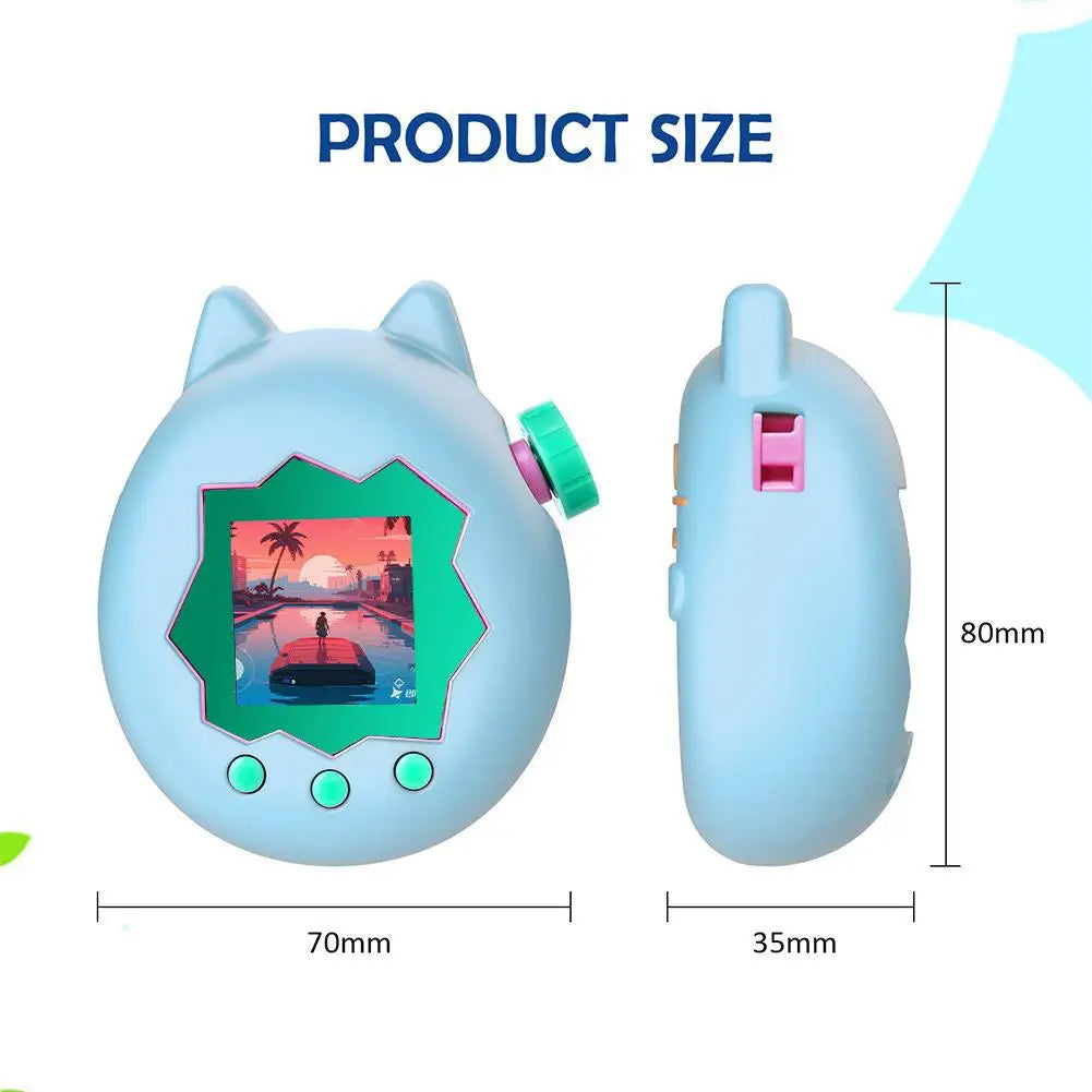 For Tamagotchi Paradise Silicone Full Cover Case Non-Slip Liquid Silicone Cute Protective Cover Soft Shell Game Accessories Pi-Mart