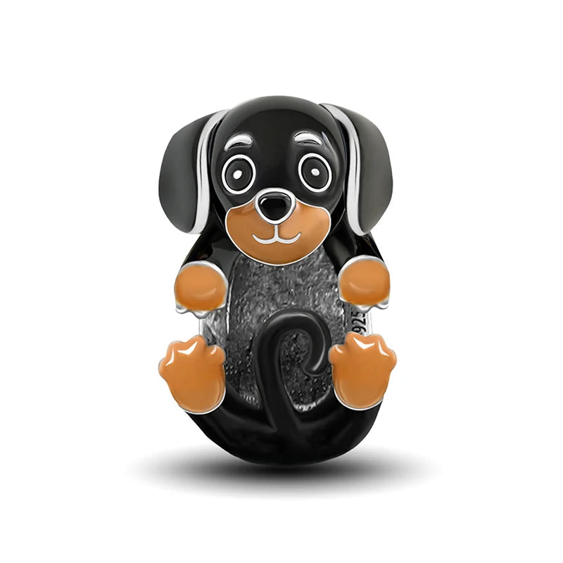 925 Sterling Silver Sunglasses Duck Puppy Cooking Mouse Bead Diy Bracelet Bangle Making Gift Of High Quality Fine Jewelry Pi-Mart