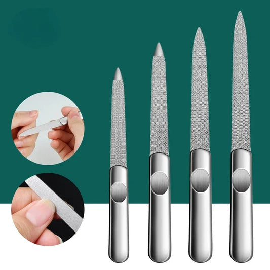 Nano Glass Nail File Transparent Crystal Nail Polish Rubbing Strip Polishing And Shining Nail Enhancement Tool Tri Light Beauty