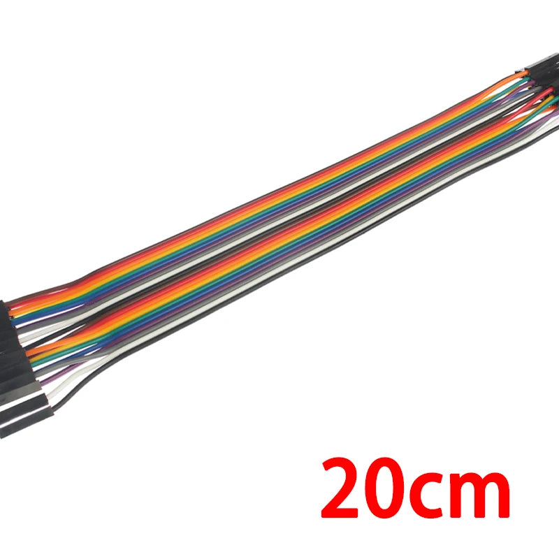 20Pin Dupont Line Male To Male Female To Female Male To FeMale Jumper Wire Cable 10cm 20cm 30cm for Arduino DIY KIT Pi-Mart