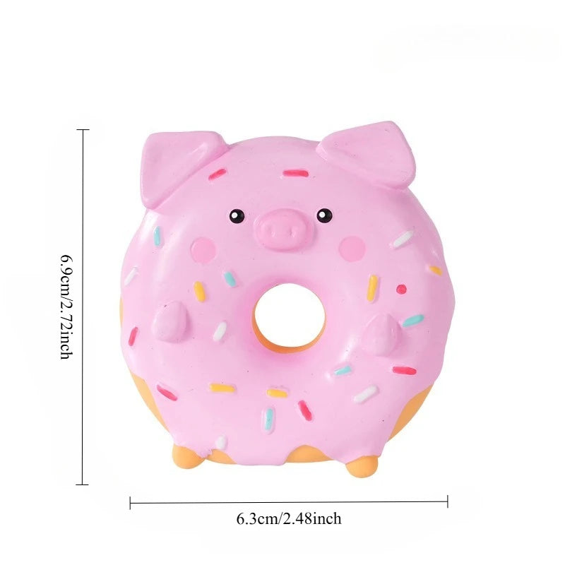 Pet Interactive Toy for Dog Cat Screaming Rubber Chicken Cartoon Animals Toy for Dogs Latex Squeak Chew Training Pet Products Pi-Mart