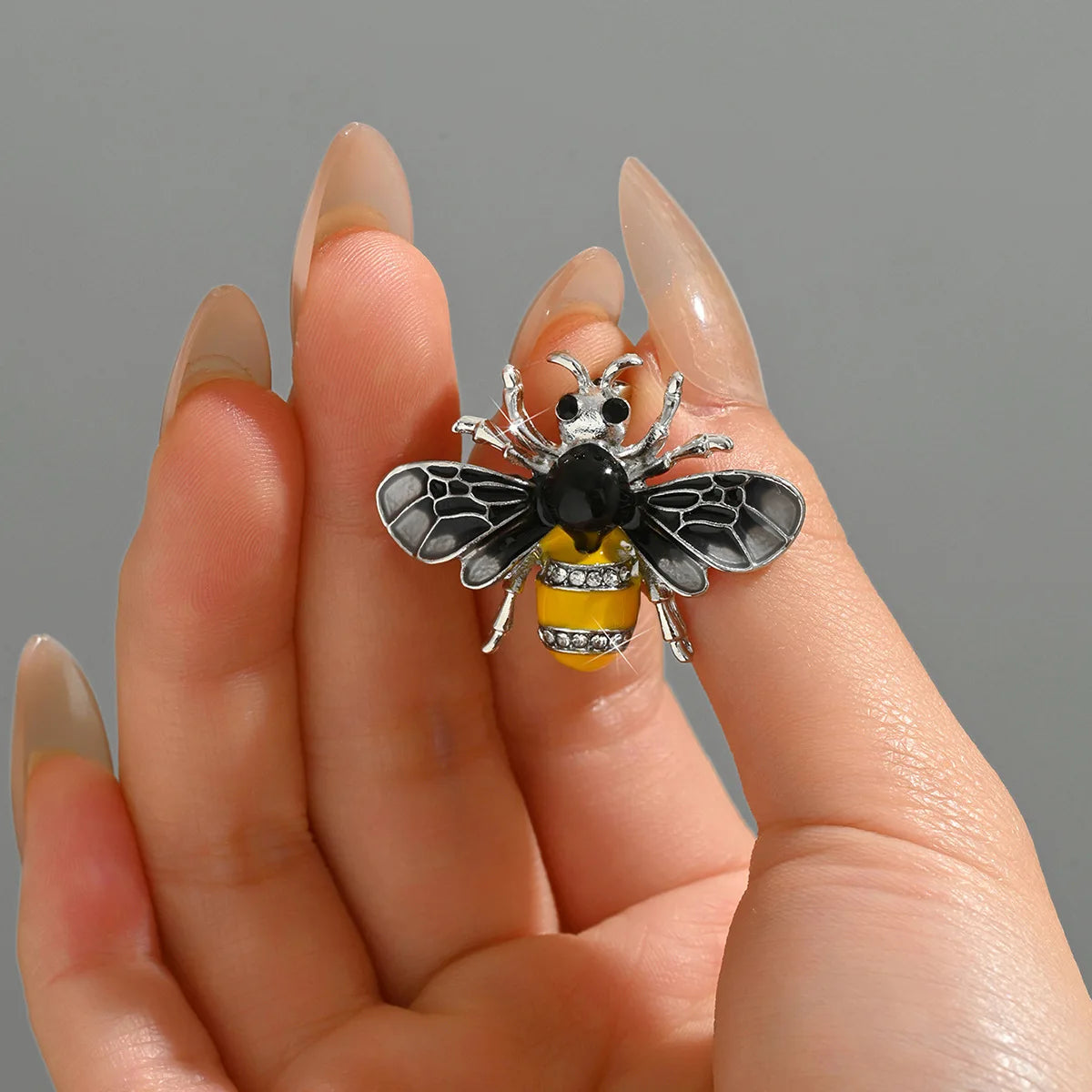 1PC Women's Fashion Trend Personalized Imitation Pearl Bee Brooch Pin Jewelry Suitable for Outdoor Dating, Party, Festival Gifts Pi-Mart