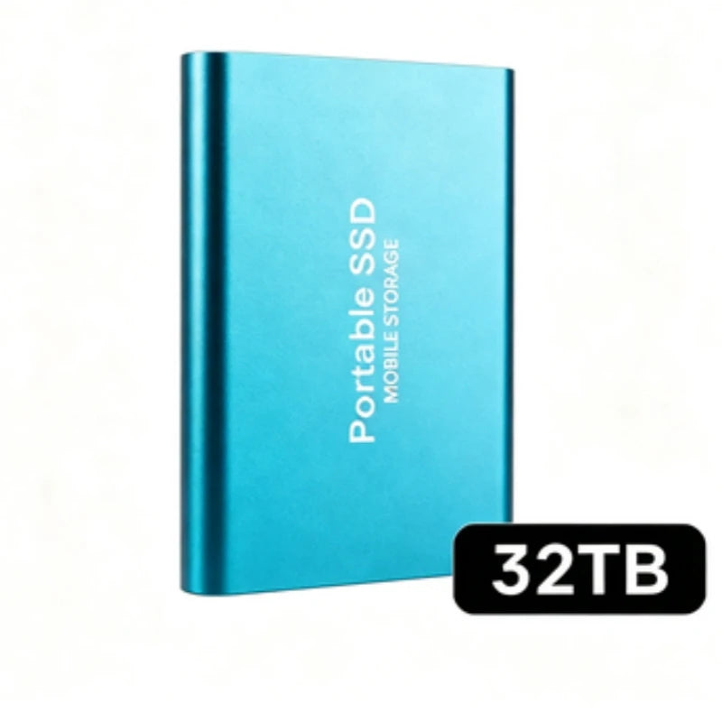 Portable External SSD, 1TB-16TB Large Capacity USB3.1 High Speed Solid State Drive, Lightweight Storage for Laptop, Desktop, Mac Pi-Mart