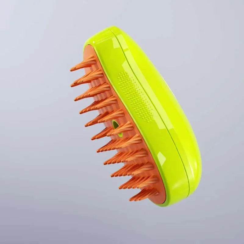 3-in-1 Dog Hair Brush Cat Hair Brush Electric Pet Cleaning Brush Steam Spray Brush Massage Hair Removal Comb Anti Flying Brush Pi-Mart