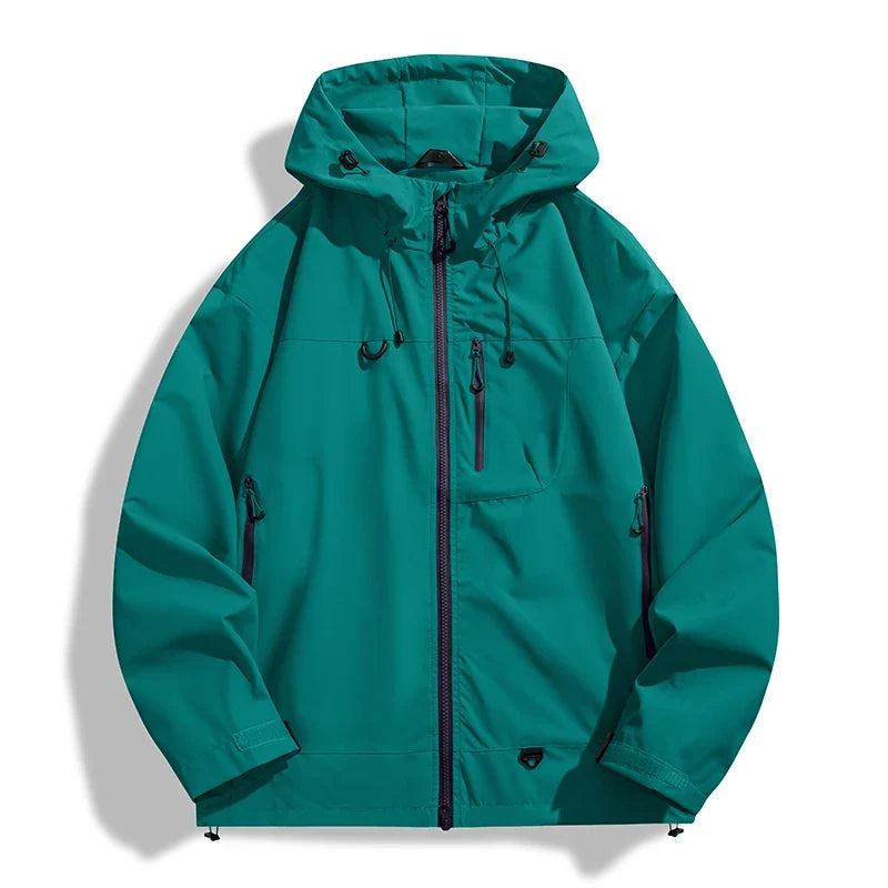 JNLN Unisex Waterproof Windbreaker Outdoor Sport Windproof Single-Layer Jacket Men Women Hiking Climbing Trekking Rain Coat LadyShow.Store