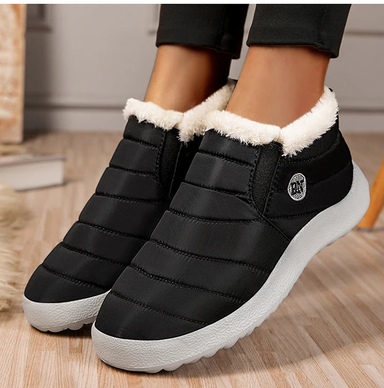Winter Waterproof Fashion 2025 Men Casual Shoes Breathable Shoes Men Sneakers Slip On Black Men's Sneaker Leisure Soft Shoes Pi-Mart
