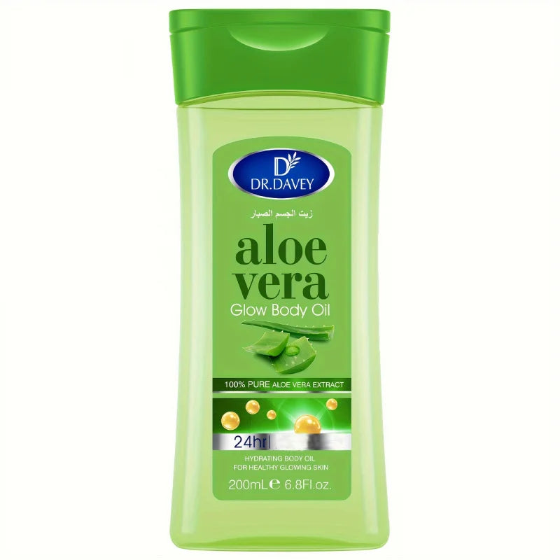 DR.DAVEY ALOE VERA BODY OIL SPA Body Massage Essential Oil with Aloe Vera Shine  Nourishing Oil Suitable for All Skin Type Pi-Mart
