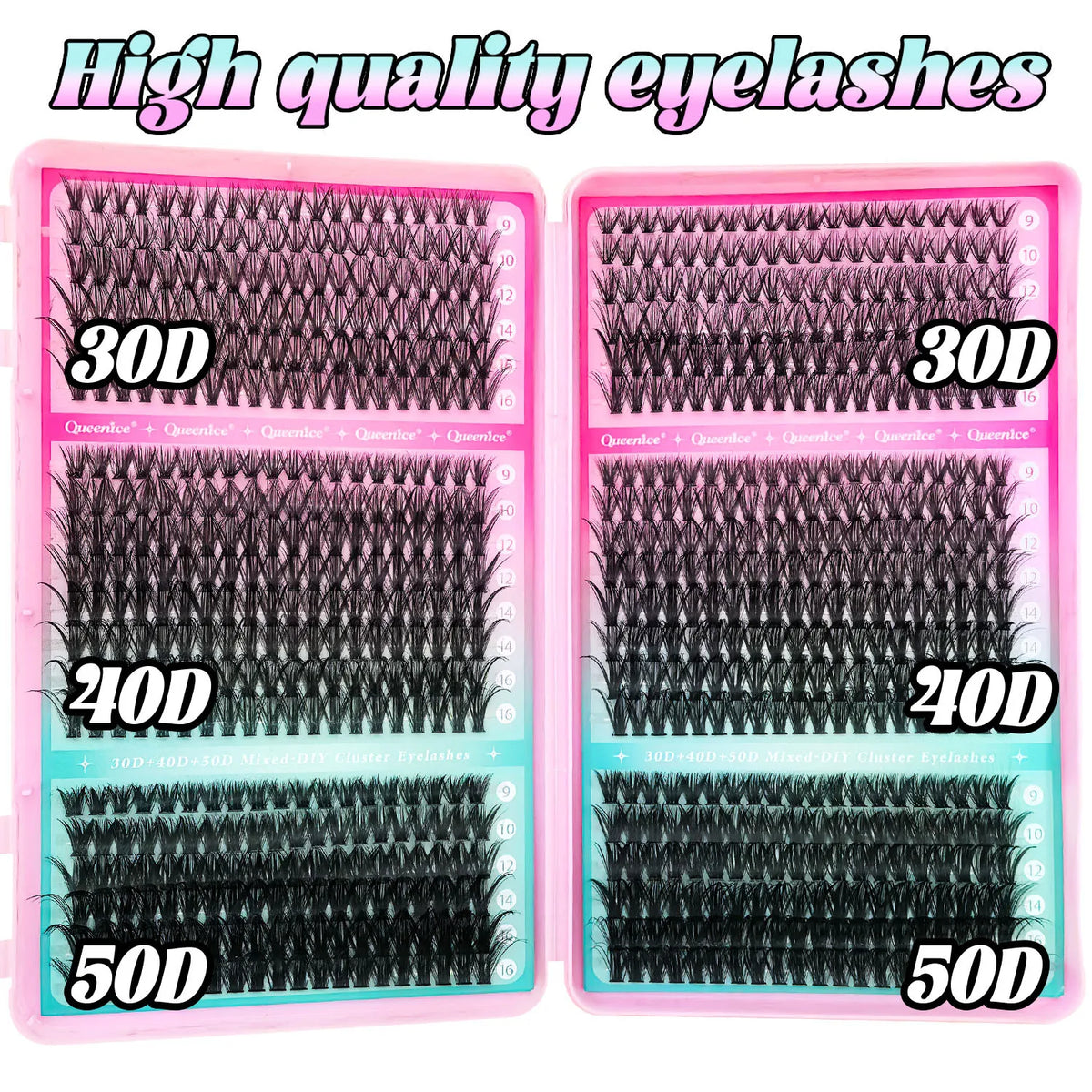800pcs Cluster False Eyelash, Soft and Durable Design, Suitable for Daily Use, Natural, Everyday, and Voluminous Makeup Effect Pi-Mart