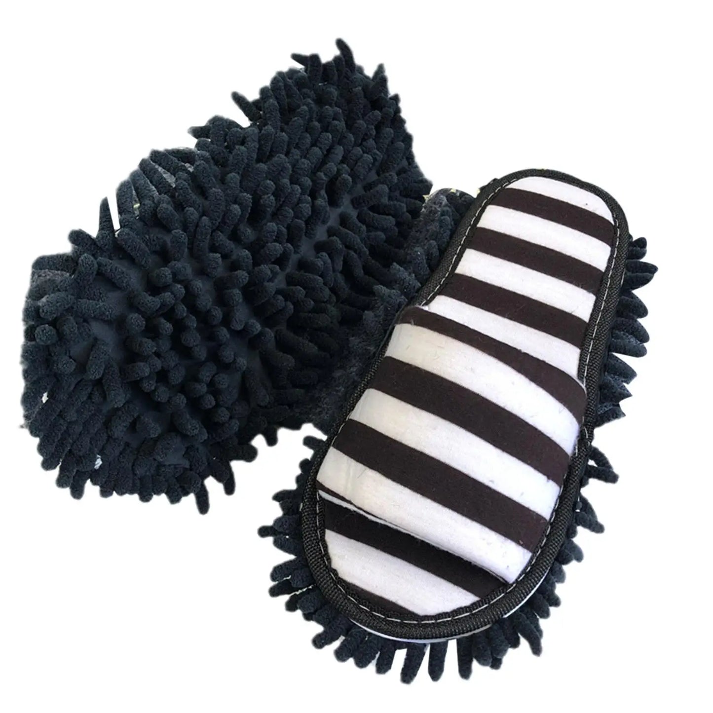 Lazy Mop Slippers Floor Dust Cleaning Slippers Shoes Clean Slippers Wipe The Floor Open-toed Lazy Wiping Slippers Mopping Shoes LadyShow.Store