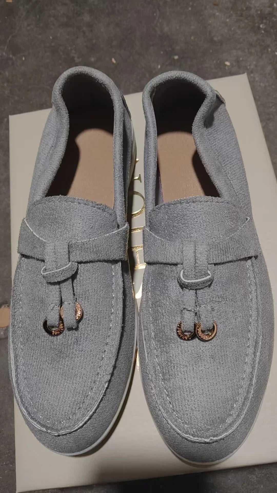 Comfortable Spring and Autumn New Large Size Soft Sole Women's Shoes British Style Fashion Flat Shoes Comfortable Casual Shoes Pi-Mart
