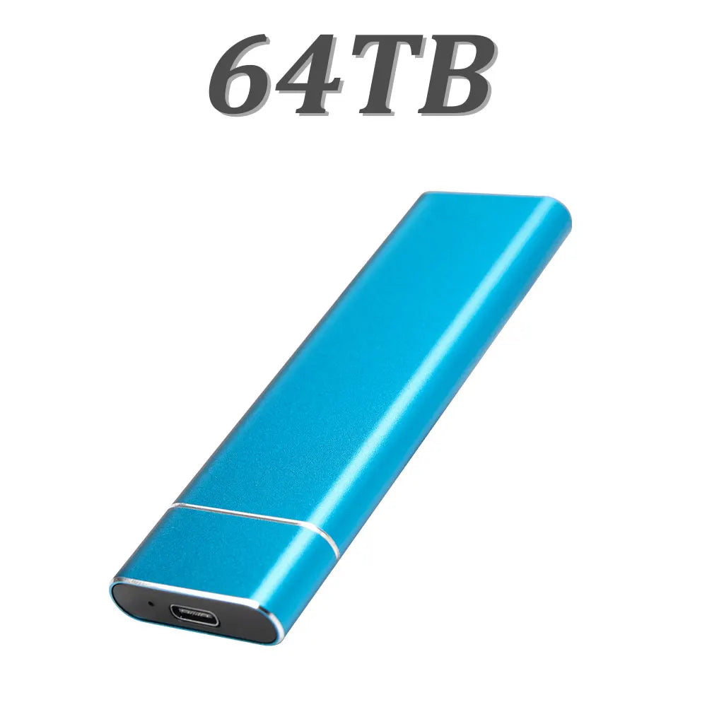 USB 3.1 high-speed external portable hard drive 4TB large capacity portable SSD solid state drive suitable for laptop MAC/PC Pi-Mart