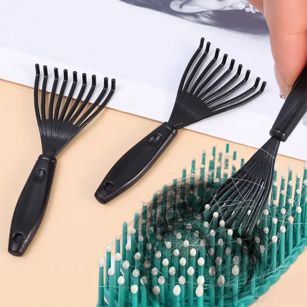 1PC Comb Hair Brush Cleaner Plastic Handle Cleaning Brush Remover Embedded Beauty Tools Cleaning Products Cleaning Supplies Pi-Mart