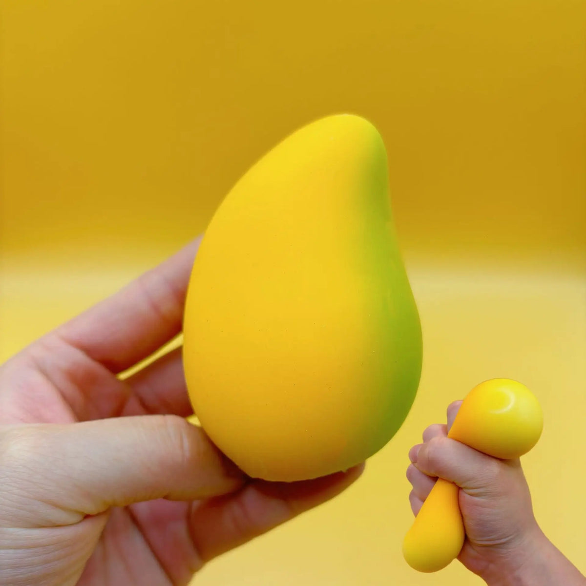 Stress Relief Squishy Mango Squeeze Toys Slowing Rising Sticky Mango Sensory Fidget Toys for Adults Squishy Sensory Toys Pi-Mart