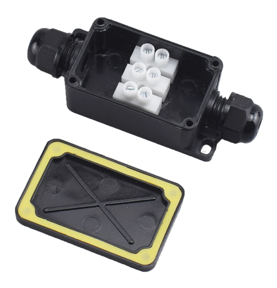 IP66 Waterproof Junction Box 2 Way 3 Way 3mm-6.5mm Cable Connector Sealed Retardant Electrical Outdoor Waterproof Box Pi-Mart