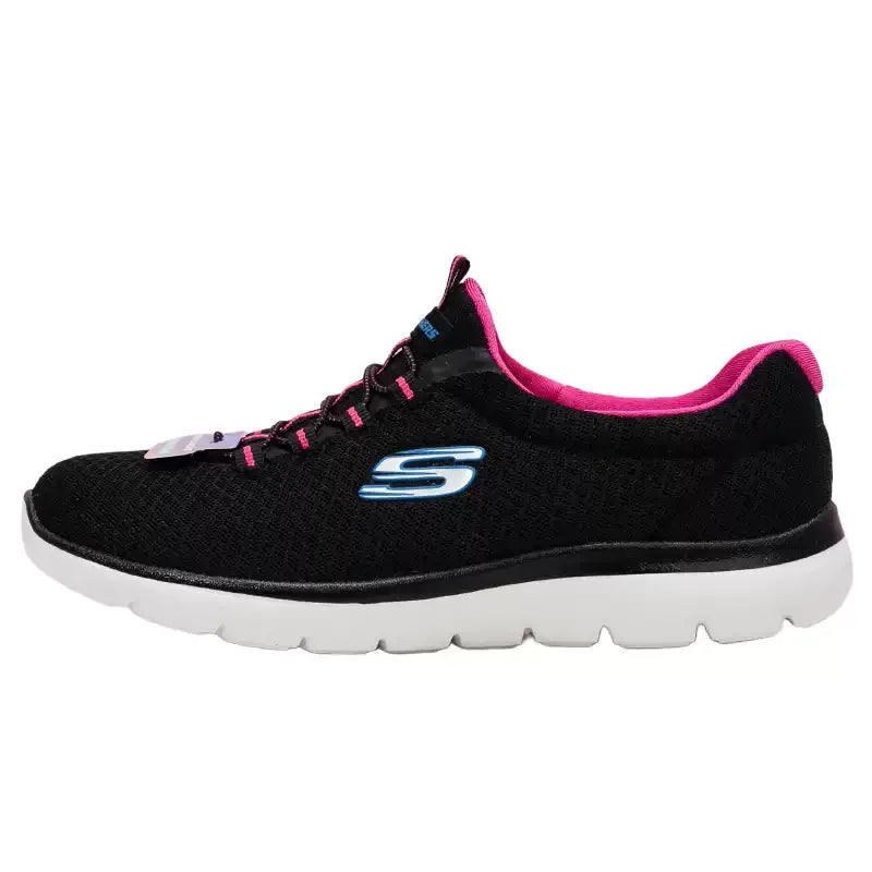 Skechers Women's Spring Shoes, Breathable Mesh Athletic Sneakers, Lightweight Running Shoes with Soft Soles 12980-GYPK Pi-Mart