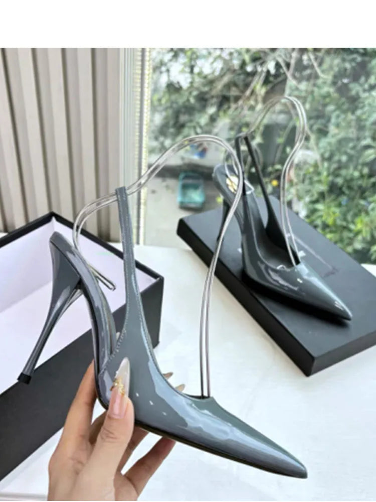 2026 Spring/Summer New Pointed Stiletto Sandals Fashionable and Sexy Party Wedding Women's High Heel Sandals LadyShow.Store