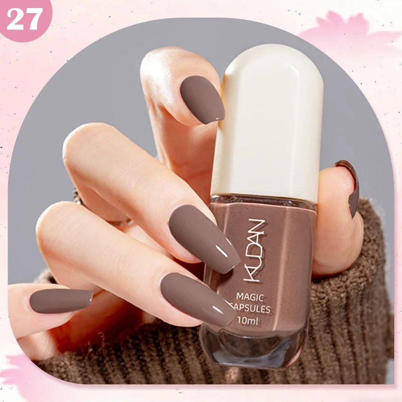 10ml Water-Based Peel Off Nail Polish 40 Colors Long Lasting Quick Drying No Need of Lamp to Cure Nail Supplies Manicure Nails Tri Light Beauty