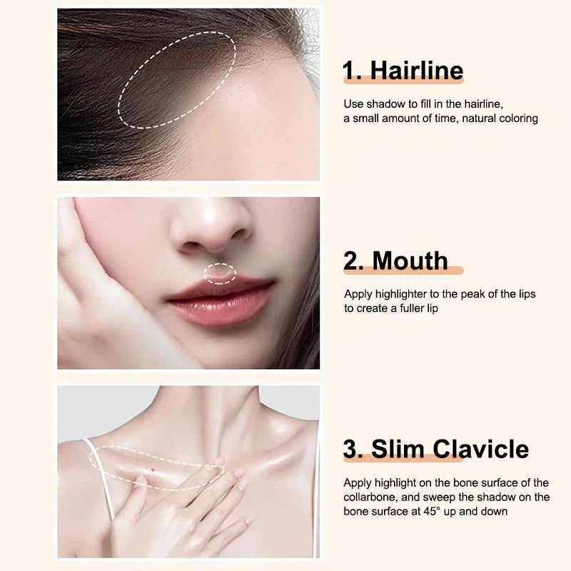 Hair Line Powder 4g Black Root Cover Up Natural Instant Waterproof Hairline Shadow Powder Hair Concealer Coverage 14 color Tri Light Beauty